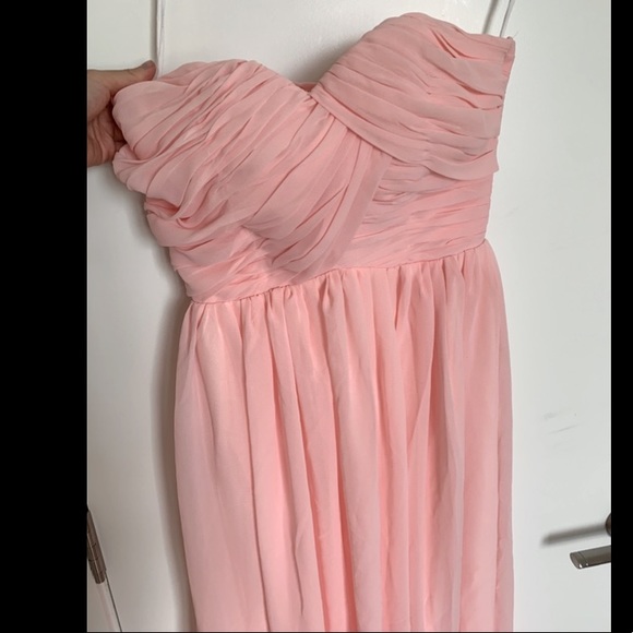 Blush Bridesmaid Dress - Picture 3 of 4